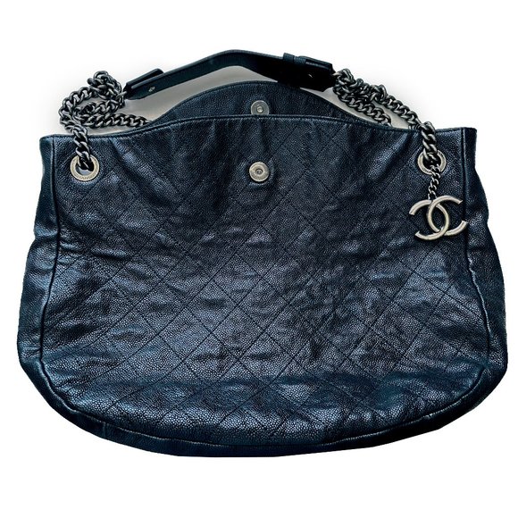 Chanel Caviar Quilted Foldover Shoulder Bag - Picture 1 of 11